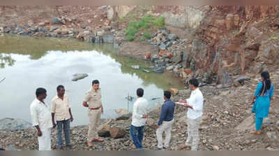 ಅಕ್ರಮ ಗಣಿಗಾರಿಕೆ ಆರೋಪ: ಅಧಿಕಾರಿಗಳಿಂದ ಪರಿಶೀಲನೆ