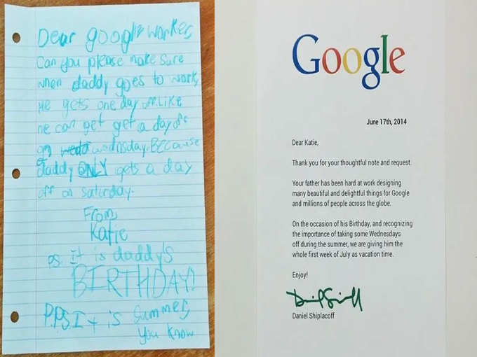 ​...जब एक लड़की ने पिता के लिए गूगल को लिखा पत्र