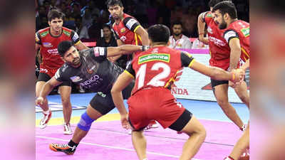 प्रो कबड्डी लीग: यू मुंबा को हराकर बेंगलुरु बुल्स नंबर 4 पर, जयपुर को टाइटंस ने दी मात
