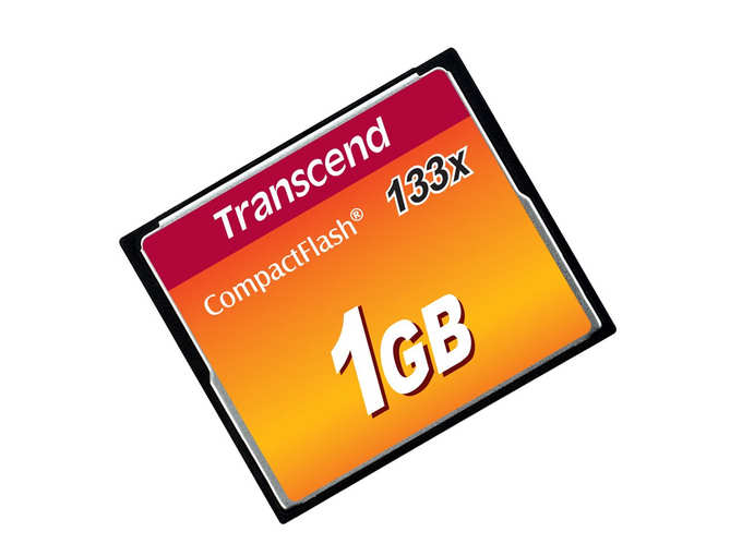 Transcend TS1GCF133 1GB Flash Card