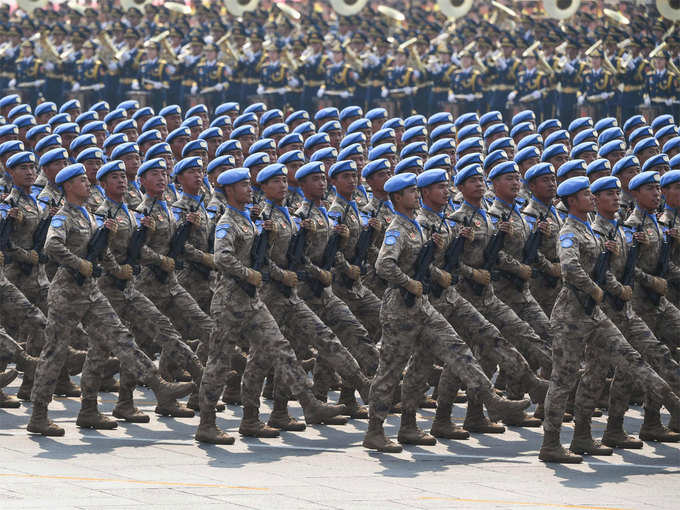 चीन की विशाल सैन्य क्षमता की झलक 