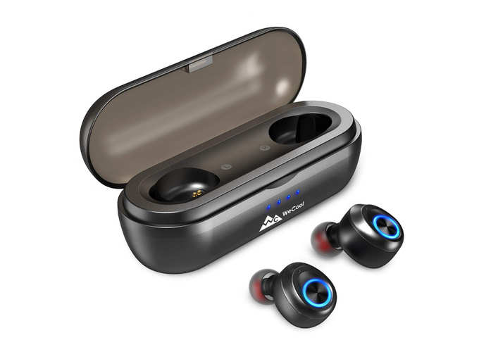 Xmate Gusto Bluetooth Headphones 5.0 with CVC6.0 Noise Reduction True Wireless Earphones TWS, Smart Touch Control Earbuds with Built-in Mic for All Smartphones