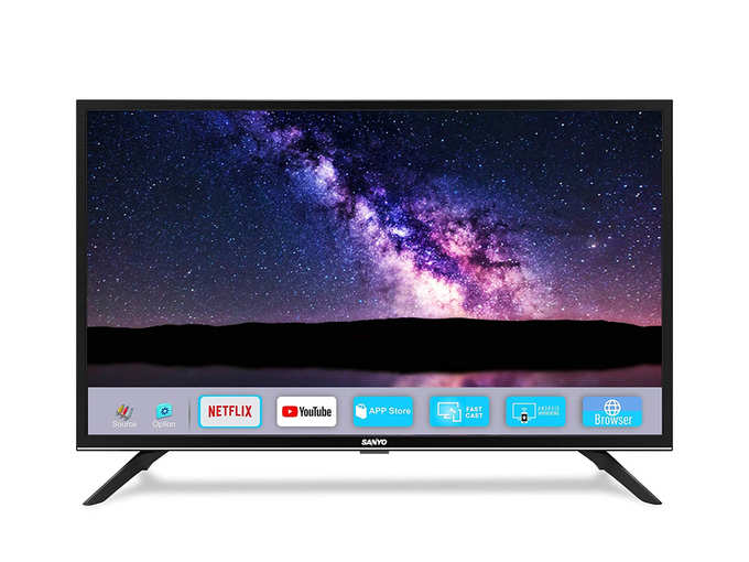 Sanyo 80 cm 32 inches Nebula Series HD Ready Smart IPS LED TV XT-32A081H Black 2019 Model