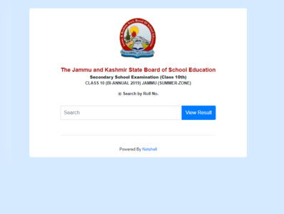 JKBOSE 10th Result 2019: जम्मू समर जोन का रिजल्ट घोषित, इस लिंक से देखें
