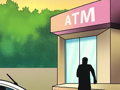 ATM में पूर्व सैन्य अधिकारी के साथ लूटपाट