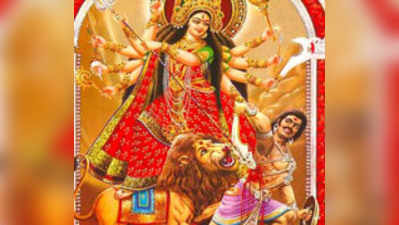 Goddess Durga సింహవాహినిగా అవతరించి మహిషాసురుని వధించిన మహామాయ