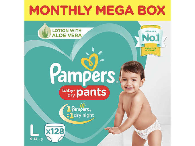 Pampers New Diapers Pants Monthly Box Pack