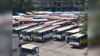 तेलंगाना: परिवहन निगम कर्मचारियों की हड़ताल से लोग परेशान, पार्टियों ने कहा- मांग पर ध्यान दें सीएम KCR
