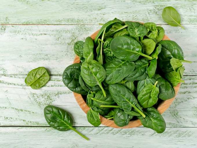 Spinach for hair growth