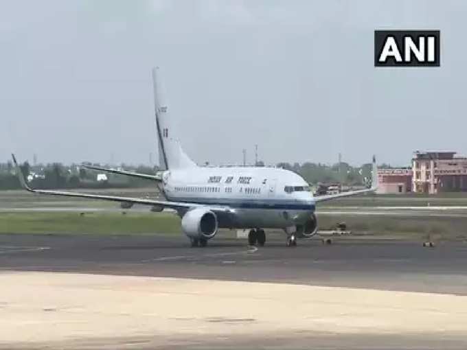 modi arrive to chennai