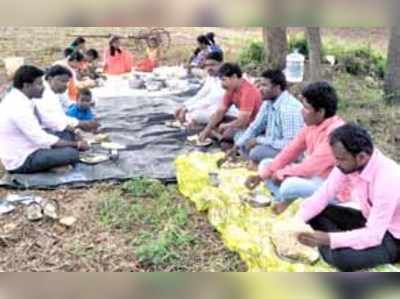 ಭೂತಾಯಿಗೆ ವಿಶೇಷ ಪೂಜೆ ಸಲ್ಲಿಸಿದ ರೈತ