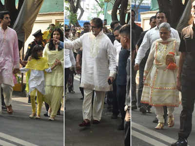 जलसा में फैन्स और परिवार के बीच अमिताभ बच्चन ने यूं मनाया जश्न