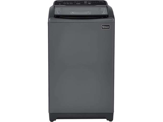 Grey Whirlpool 7 kg Fully-Automatic Top Loading Washing Machine