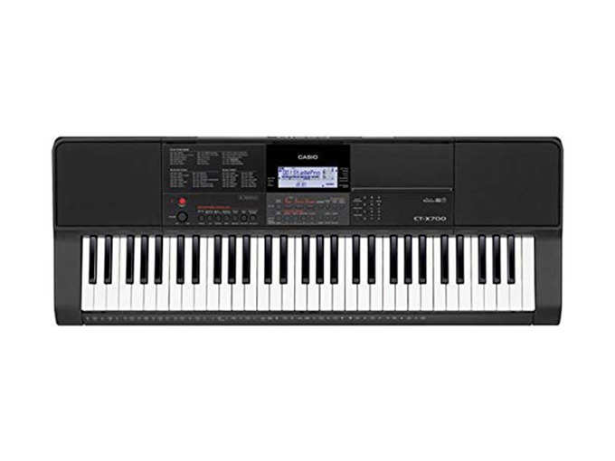 Casio CTX700 61-Key Touch Sensitive Portable Keyboard with Power Supply