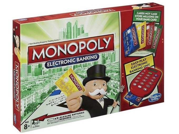 Monopoly Electronic Banking Board Game for Families and Kids Ages 8