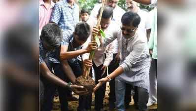 அப்துல்கலாம் பிறந்த நாளை ஒட்டி அரசு பள்ளியில் மரக்கன்று நட்டு வைத்த விவேக்!