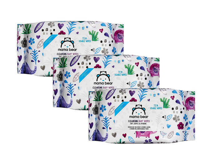 Amazon Brand - Mama Bear Cleansing Baby Wet Wipes