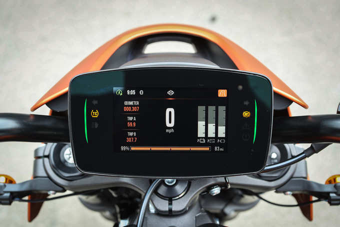 LiveWire instrument cluster