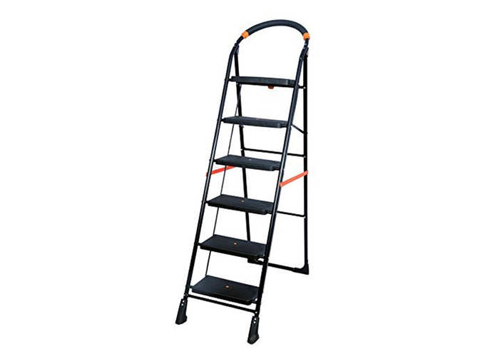 Parasnath Back Heavy Folding Ladder with Wide Steps Milano 6 Steps 6.2 Ft