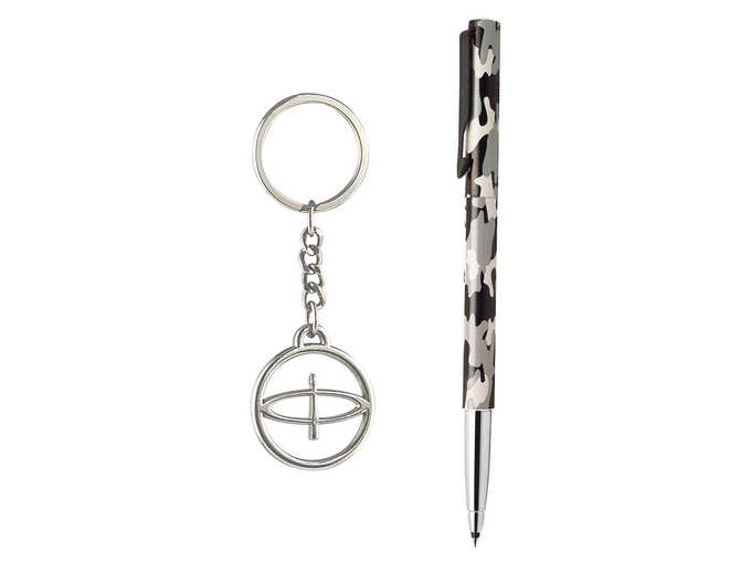 Parker Vector Camouflage Gift Set - Roller Ball Pen &amp; Parker Keychain