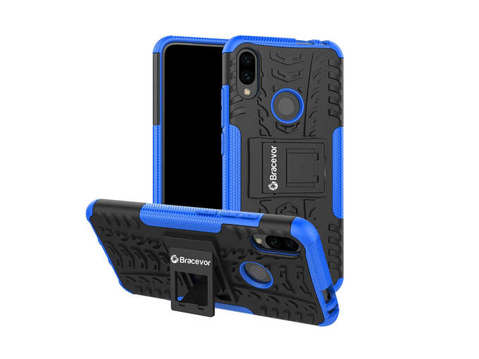 Bracevor Hybrid Back Cover Kickstand Case for Xiaomi Redmi Note 7