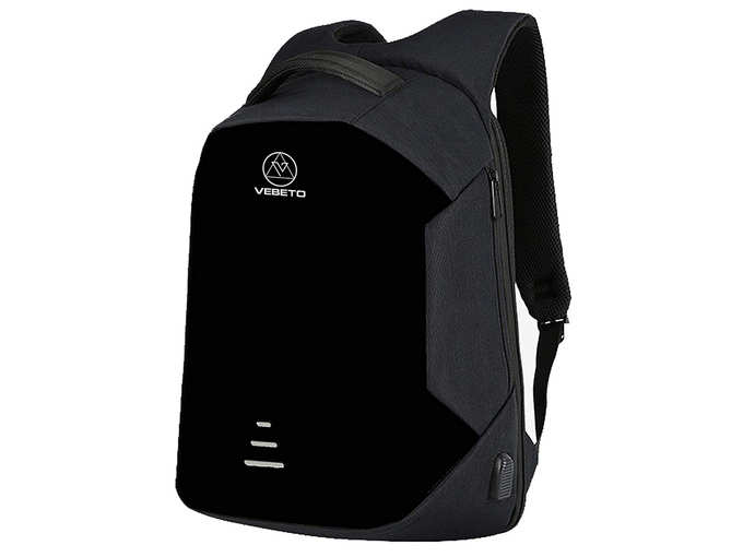 Vebeto Anti Theft Backpack with USB Charging Port 15.6 Inch Laptop Bagpack
