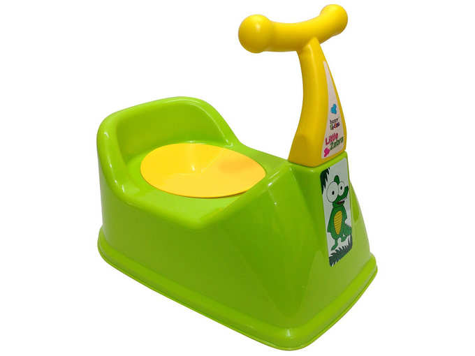 La Corsa Plastic Scooter Style Baby Potty Seat with Removable Tray, Multicolour