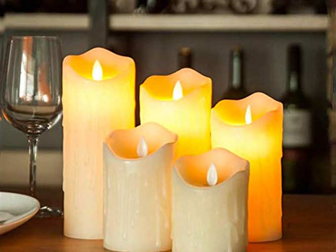 Auslese™ Realistic Swing Wave Port Flameless Flickering LED Electronic Candle