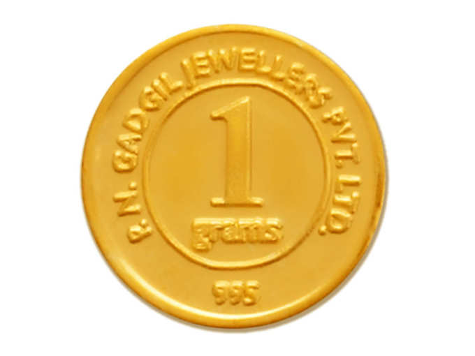 P.N.Gadgil Jewellers, 1 grams 24k (995) Yellow Gold Precious Coin