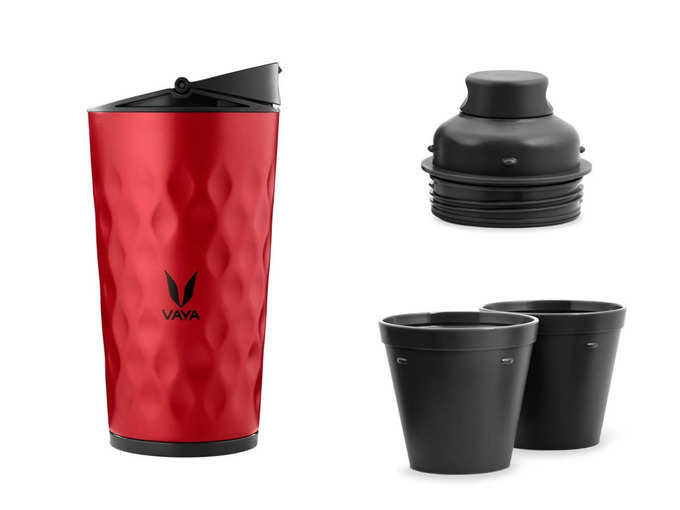 Vaya Drynk 350 ml 3 in 1 Thermosteel Vacuum Insulated Gulper and Sipper Water Bottle