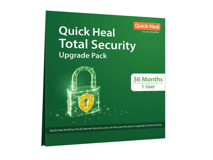 Quick Heal Total Security Renewal Upgrade Gold Pack - 1 User, 3 Years