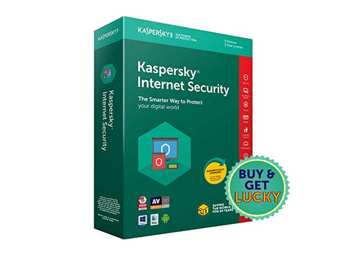 Kaspersky Internet Security Latest Version - 3 PCs, 3 Years (Single Key) (CD)