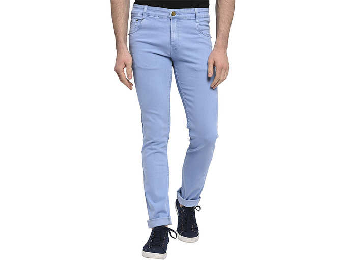 STUDIO NEXX Men&#39;s Regular Fit Stretch Jeans