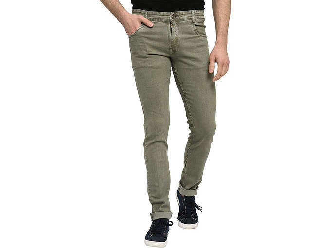 STUDIO NEXX Men&#39;s Regular Fit Stretch Jeans