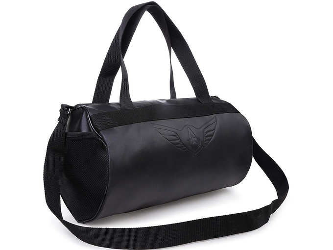 AUXTER BLACKY Gym Bag Duffel Bag Emboss Logo ( Black )