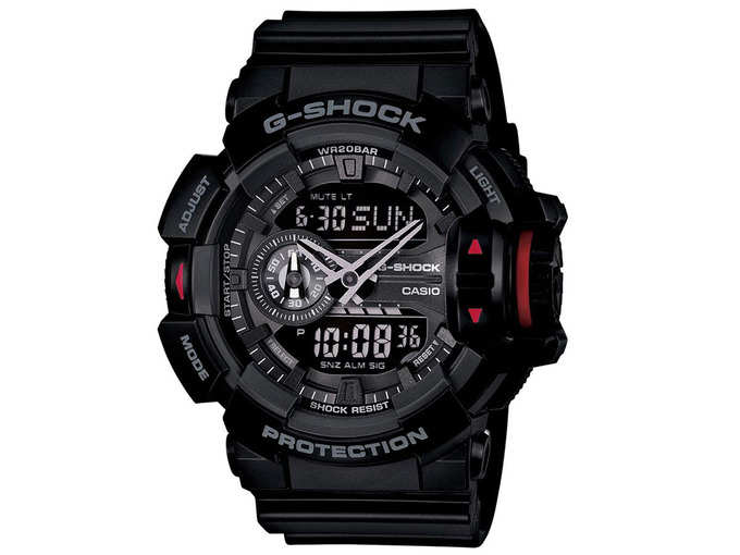 Casio G-Shock Analog-Digital Black Dial Mens Watch - GA-400-1BDR (G566)