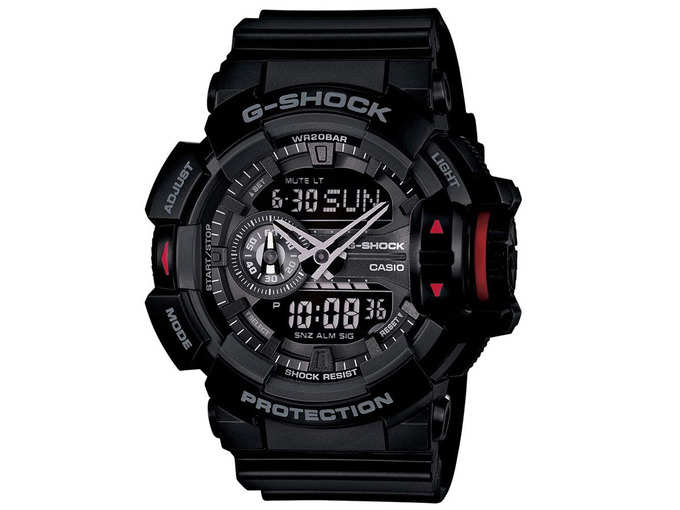Casio G-Shock Analog-Digital Black Dial Men&#39;s Watch - GA-400-1BDR (G566)