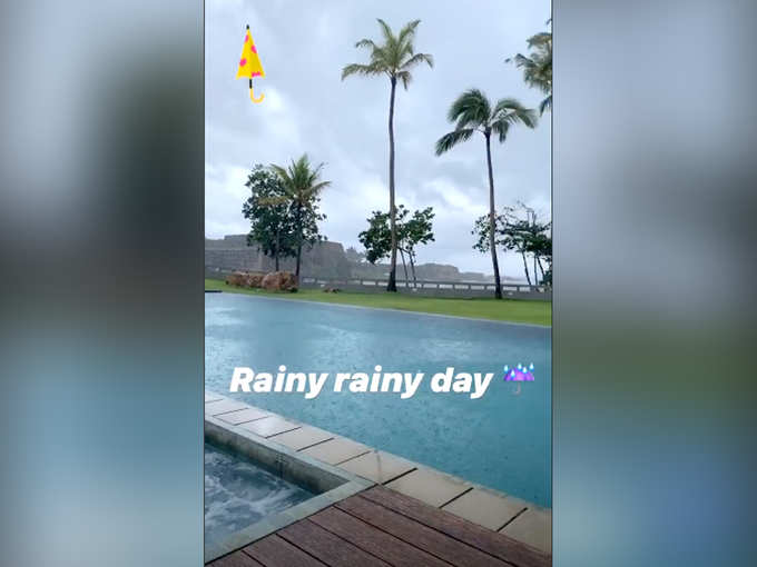 श्री लंका में बारिश