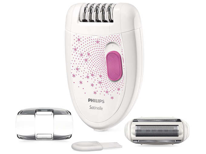 Philips BRE201_00 Satinelle Legs and Arms Epilator (Pink)