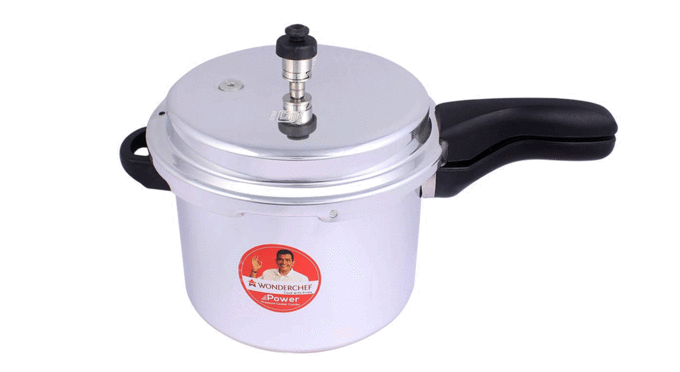 Wonderchef-Power-Outer-Lid-Pressure-Cooker-5L-(Silver)