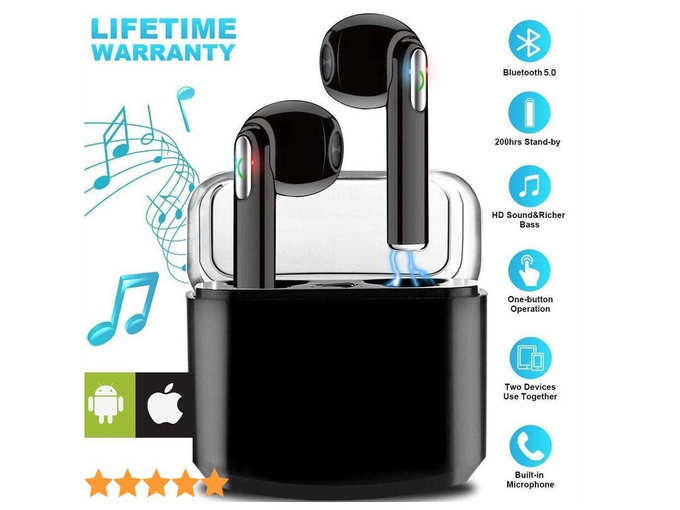 Priish® I7s Sound Wireless Bluetooth Earphone