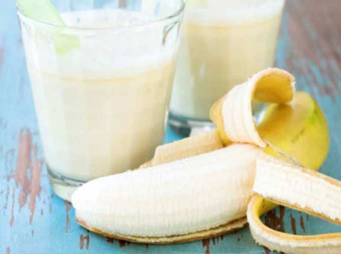 milk and banana