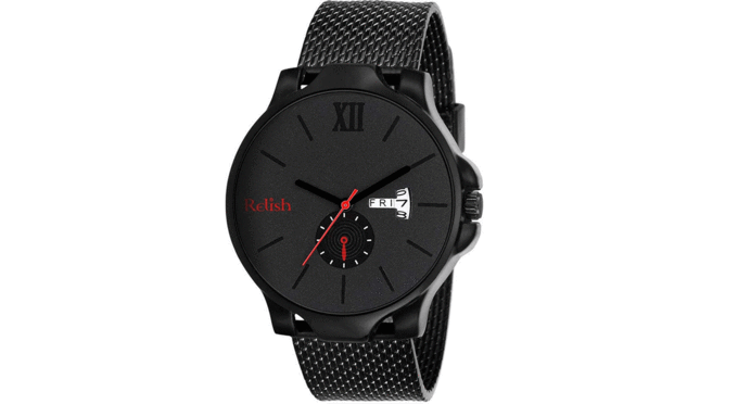 Relish-Analogue-Black-Dial-Men&#39;s-&amp;-Boy&#39;s-Watch