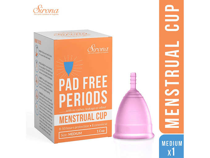 Sirona Reusable Menstrual Cup for Women Pad