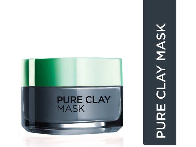 L&#39;Oreal Paris Pure Clay Clay Mask, Detoxify with Charcoal, 50ml