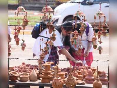 ದೀಪಾವಳಿ ಖರೀದಿಗೆ ಮಾರ್ಕೆಟ್‌ ಫುಲ್‌