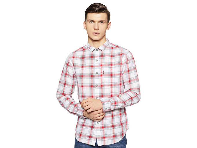 Levis Mens Checkered Regular fit Casual Shirt