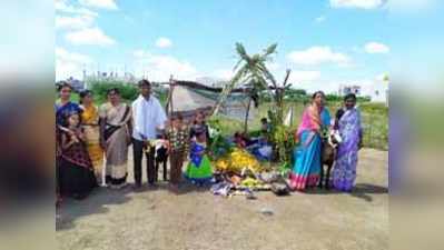 ಕುರಿಗಾರರ ಸಂಭ್ರಮದ ದಡ್ಡಿಪೂಜೆ