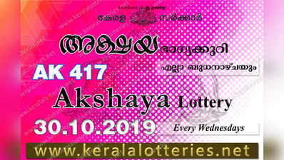 AK 417 Lottery: അക്ഷയ ലോട്ടറി നറുക്കെടുപ്പ് ഇന്ന് മൂന്ന് മണിയ്‍ക്ക്