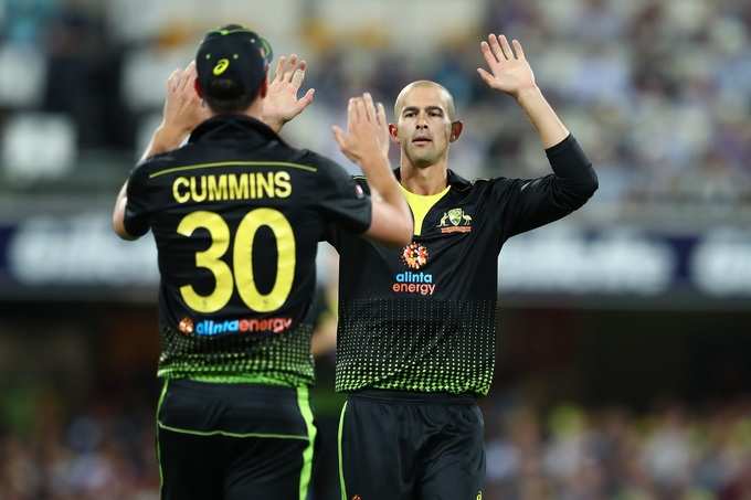 Ashton Agar and Pat Cummins